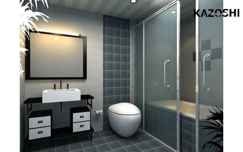 Chất liệu gạch ốp tường dùng cho thiết kế phòng tắm