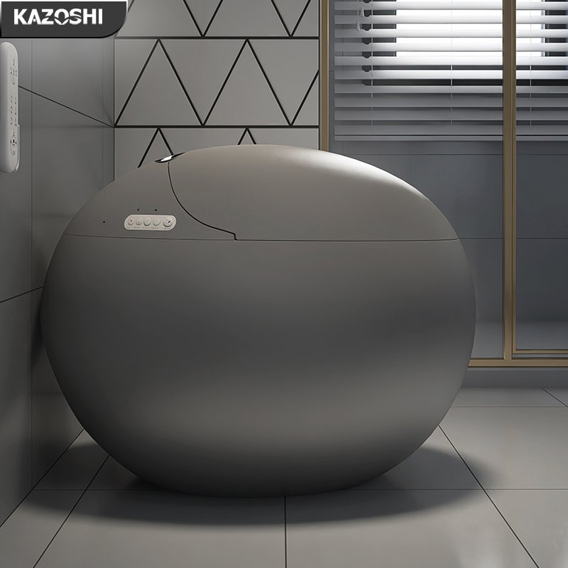 Bồn cầu trứng thông minh Kazoshi K29 - Màu xám bạc